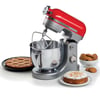 Ariete Moderna 1600W 5.5 L Mutfak Şefi Kırmızı 1589/00 + 4079/00 Kıyma, Makarna ve Sosis Aparatı Hediyeli