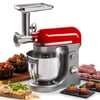 Ariete Moderna 1600W 5.5 L Mutfak Şefi Kırmızı 1589/00 + 4079/00 Kıyma, Makarna ve Sosis Aparatı Hediyeli