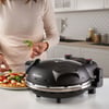 Ariete Pizza Fırını 1200W 400°C Doğal Taş Pişirme Plakalı Siyah 0917/00