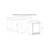 Berfmann Duo Çift Bölmeli Şarap Dolabı (52 Şişe Kapasiteli) - BFW52-BG2