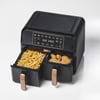 Kenwood Dual BK Copper Çift Pişirme Hazneli Sıcak Hava Fritözü HFP70.000BK