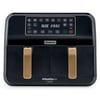 Kenwood Dual BK Copper Çift Pişirme Hazneli Sıcak Hava Fritözü HFP70.000BK