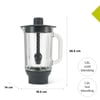 Kenwood ThermoResist Cam Blender Aparatı 1,6 Lt Soğuk 1,2 Lt Sıcak Kullanıma Uygun Sürahi KAH359GL