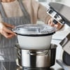 Kenwood Titanium Chef Baker XL Mutfak Şefi Stand Mikser 7 Lt Geniş Hazne Beyaz KVL65.001WH + KAX71.000WH Dondurma Aparatı Hediyeli