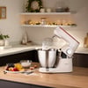 Kenwood Titanium Chef Baker XL Mutfak Şefi Stand Mikser 7 Lt Geniş Hazne Beyaz KVL65.001WH + KAX71.000WH Dondurma Aparatı Hediyeli