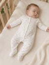 Kız Bebek Çok Renkli Örme Çiçekli Patikli 3'lü Tulum Seti