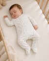 Kız Bebek Çok Renkli Örme Çiçekli Patikli 3'lü Tulum Seti