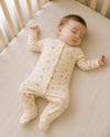 Unisex Bebek Çok Renkli Örme Ayıcıklı Patikli 3'lü Tulum Seti 3-9 Ay %100 Pamuk
