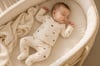 Yenidoğan Unisex Bebek Krem Desenli 7'li Hastane Çıkış Seti 0-3 Ay %100 Pamuk