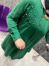 ÇİÇEK DESENLİ TENSEL GÖMLEK