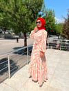 MERWİSH TURUNCU ELBİSE