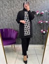 OYSHO KUMAŞ NAKIŞLI TUNİK