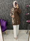TENSEL KUMAŞ KAPŞONLU TUNİK