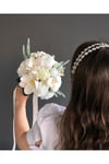 Yeni Sezon Manolyalı Gelin Buketi- Gelin Çiçeği-damat Yaka Çiçeği 2 Li Set