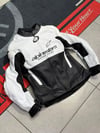 Alpinestars Deri Ceketi Beyaz Hörgüçlü