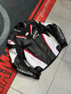 Alpinestars Deri Ceketi Çizgili Hörgüçsüz Kırmızı