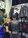Alpinestars Deri Ceketi Hörgüçsüz Siyah-Beyaz
