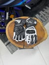 Alpinestars Deri Eldiveni Beyaz-Siyah