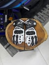 Alpinestars Deri Eldiveni Beyaz-Siyah
