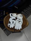 Alpinestars Deri Eldiveni Full Beyaz