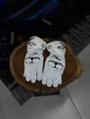 Alpinestars Deri Eldiveni Full Beyaz
