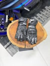 Alpinestars Deri Eldiveni Gp Pro Siyah-Beyaz