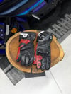 Alpinestars Deri Eldiveni Kırmızı Çizgili