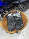 Alpinestars Deri Eldiveni Siyah-Beyaz