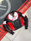 Alpinestars Kadın Deri Ceketi Kırmızı