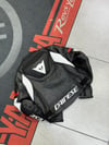Dainese Deri Ceketi Kadın Hörgüçsüz Beyaz-Kırmızı