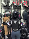 Dainese Deri Ceketi Kadın Hörgüçsüz Beyaz-Kırmızı