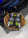 Dainese Deri Eldiveni Gri-Sarı