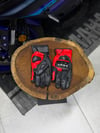 Dainese Deri Eldiveni Kırmızı Bileksiz