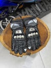 Dainese Deri Eldiveni Siyah-Gri