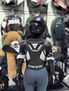 Dainese Kadın Deri Ceketi Siyah-Beyaz