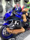 Dainese Kısa Korumalı Deri Bot Beyaz-Siyah