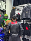 Dainese Premium Hörgüçsüz Deri Ceketi Kırmızı