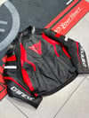 Dainese Pro Hörgüçsüz Deri Ceketi Siyah-Kırmızı