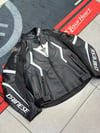 Dainese Pro Hörgüçsüz Deri Ceketi Siyah-Beyaz