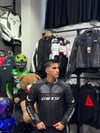 Dainese Sport Hörgüçsüz Deri Ceketİ Siyah-Beyaz
