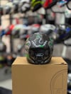 MT Kids Skull Hero Siyah Yeşil Çocuk Motosiklet Kaskı
