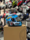 MT Kids Speed Racer Mavi Çocuk Motosiklet Kaskı