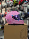 MT Love Hearts Pembe Full Face Motosiklet Kaskı