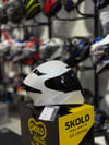 Skold Full Beyaz Kask Parlak