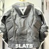Slats Deri Ceketi Racing Siyah