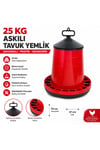 25 Kg Yemlik Tavuk hindi Üstten dolum 10 tavuğa 1 hafta yeterli