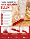 Civciv Suluğu – Pet Şişe Uyumlu Kafese Monte Edilebilir Uzun Suluk Aparatı