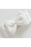 %100 Pamuk Kız Bebek Fiyonk Detaylı Saç Bandı Bandana (1-24 ay arası)