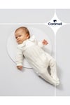 %100 Pamuk Kız Bebek Tulumu Nakışlı Bebe Yakalı Tulum(1-3 , 3-6 aylar patikli)-(6-9 ay patiksiz)