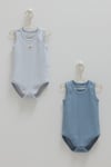 2'li Basic Kaşkorse Erkek Bebek Body Seti